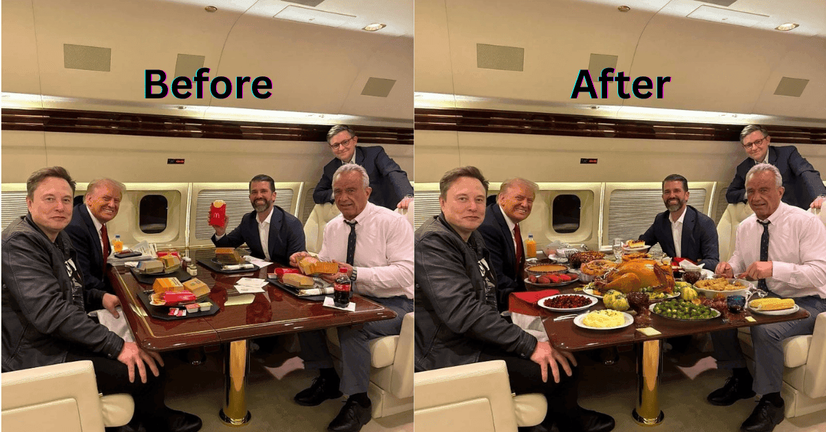 RFK Jr Turkey Photo Scandal Health Boss Shares Edited Trump Plane Pic and Sparks Viral Outrage