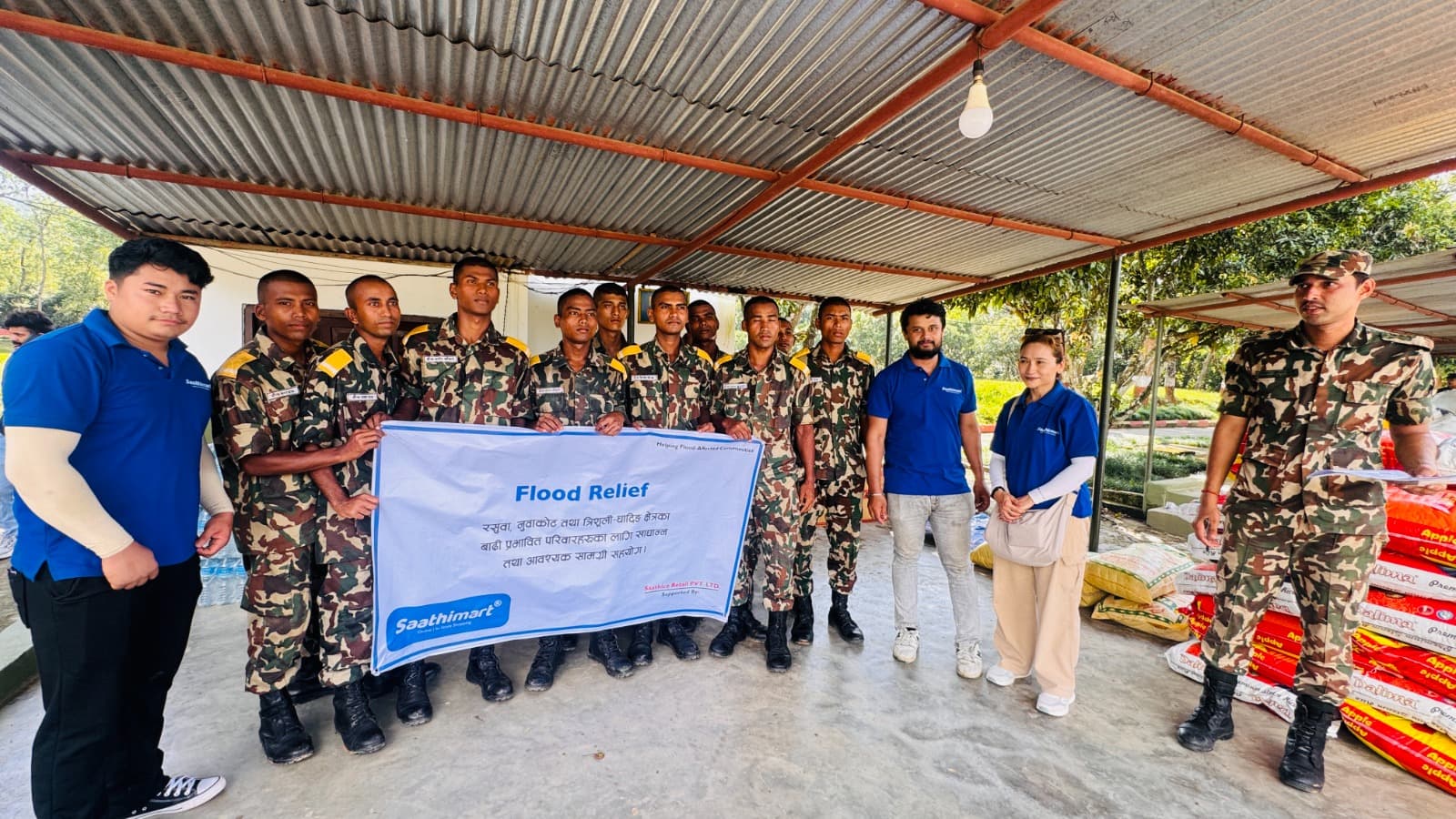Saathimart Provides Relief Support to Bhotekoshi Flood Victims